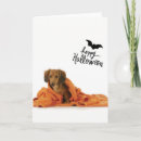 Search for puppy halloween cards Dachshund