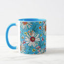 Search for teal turquoise mugs Flowers
