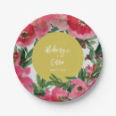 Search for floral wedding plates Wildflower
