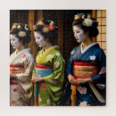 Search for geisha puzzles Kimono
