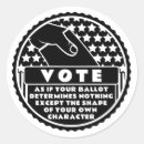 Search for ballot stickers Politics