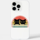 Recherche de rétro chat iphone coques Noir