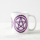 Search for wiccan pagan mugs Pentacle