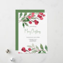 Search for printable christmas cards Botanical