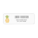 Search for pineapples return address labels Modern