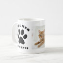 Recherche de cat photo mugs Empreinte de patte