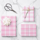 Search for white plaid wrapping paper Chic
