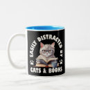 Search for library cat mugs Bookish