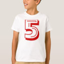 Search for number 5 tshirts 5 years old