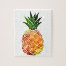 Recherche de ananas puzzles Jaune