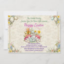 Recherche de lapin de pâques mignon invitations Chasse aux œufs