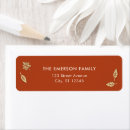 Search for thanksgiving turkey return address labels Autumn leaves