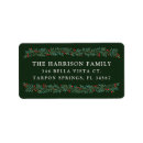 Search for garland return address labels Elegant