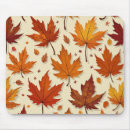 Search for autumn leaves mousepads Nature