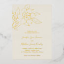 Recherche de magnolia wedding invitations Feuille d'or