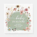 Search for baby in bloom napkins Butterfly