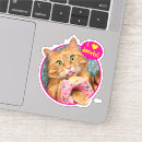 Search for cat eating stickers Joke