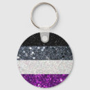 Search for asexual pride keychains Ace