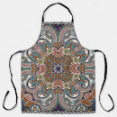 Search for floral paisley aprons Border