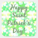 Search for green four leaf clover stickers Saint patricks day