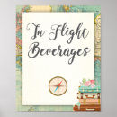 Search for flight posters Travel bridal shower