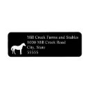 Search for stables return address labels Equestrian