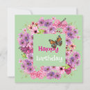 Search for pretty flower her birthday cards Pink