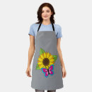 Search for yellow sunflowers aprons Summer