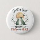 Search for funny cat design buttons Women