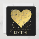 Search for music note invitations Recital