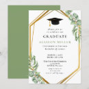Recherche de eucalyptus graduation invitations Rustique