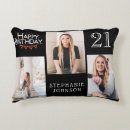 Search for 21st birthday pillows Typography