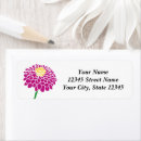 Search for zinnia return address labels Pink
