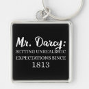 Search for prejudice square keychains Mr darcy
