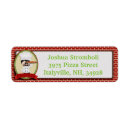 Search for pizza return address labels Italian