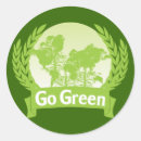 Search for green recycle logo stickers Eco friendly