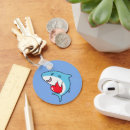 Search for blue shark keychains Cute