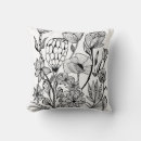 Search for line drawing pillows Hand drawn