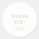 Search for love and thanks wedding stickers Minimal