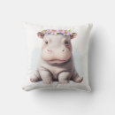 Recherche de hippopotame mignon coussins Adorable