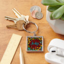 Search for one flower keychains Boho