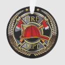 Recherche de pompier ornements Service d'incendie