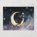 Recherche de lune cartes postales Chat