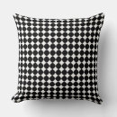 Search for black white checkered pillows Modern