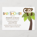 Recherche de singe baby shower invitations Animaux