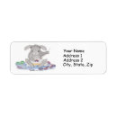 Search for rabbit return address labels Whimsical