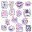 Recherche de goth pastel autocollants Déplaisant