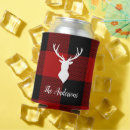 Search for plaid can coolers Red buffalo plaid
