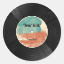 Search for record album stickers Music