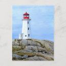 Recherche de phare rouge cartes postales Canada